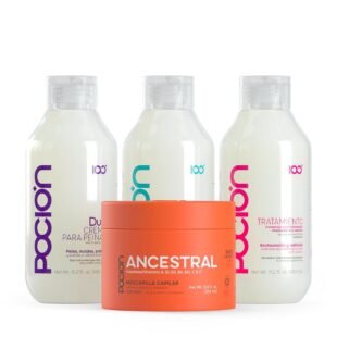 La Pocion Hair Treatment Kit Collection - Complete 4-Piece Set: Shampoo, Treatment Conditioner, Leave-In Conditioner, and Hair Mask for Ultimate Nourishment and Repair