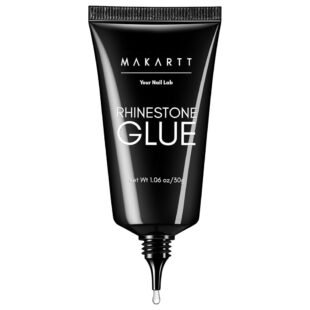 Makartt Nail Rhinestone Glue for Nails: Super Strong Gel Nail Glue for Decorations Nail Charm 3D Nails Bling Gel for Nail Gem Nail Art Jewel Diamonds 30ML Cured Need Beauty